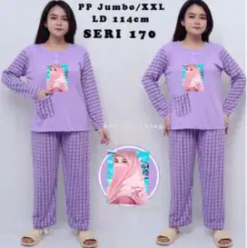 Setelan Viral Baju Tidur PP Jumbo XXL muat BB sampai 75kg Bisa dicuci