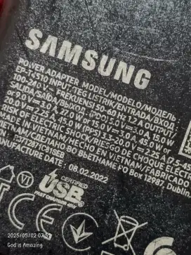 Charger Samsung 45w type C plus kabel Original Joss