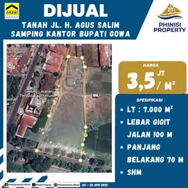 KAVLING STRATEGIS LOKASI DEKAT KANTOR BUPATI GOWA