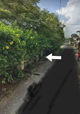 Tanah darat  Cinunuk lt 3750 m², Zona kuning