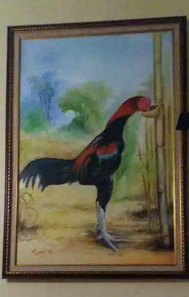 Lukisan Ayam Jawara
