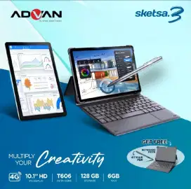 Tablet Advan Sketsa 3 full set