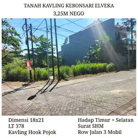 Tanah Kavling Kebonsari Elveka Jambangan Surabaya