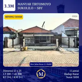 Rumah Hitung Tanah Manyar Tirtomoyo Sukolilo Surabaya