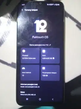 vivo y16 ram 4/128GB gold