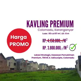 Tanah Colomadu, Premium Kawasan Perumahan, SHM