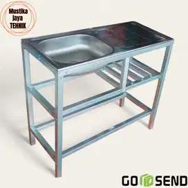 Wastafel Kitchen Sink Tempat cuci piring portable (Lengkap)