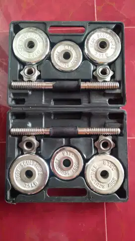 Chrome Dumbbell 20 Kg Body Sculpture