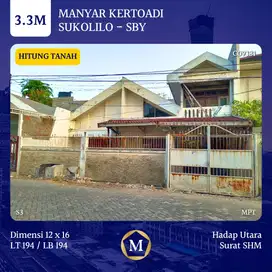 Rumah Hitung Tanah Manyar Kertoadi Sukolilo Surabaya