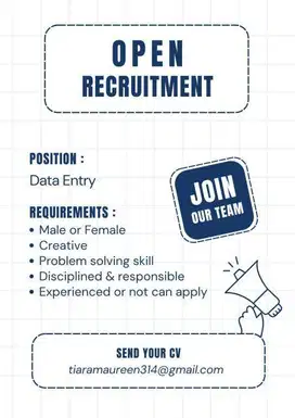 Now Hiring Entry Data