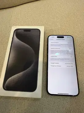 IPHONE 15 PROMAX 256GB BLACK EX IBOX