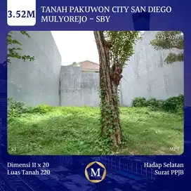 Tanah Pakuwon City San Diego Mulyorejo Surabaya