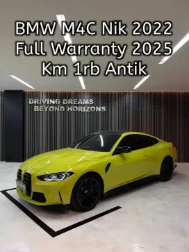 BMW M4C KM 1RB 2022 LIKE NEW