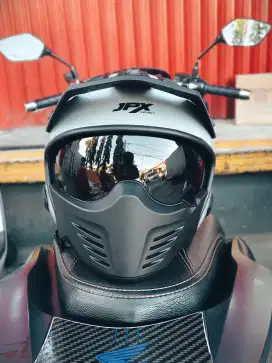Di Jual Helm JPX MX 726-R black grey Size XL