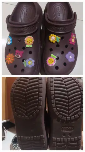 CROCS CRUSH CLOG DARK CHERRY NEGO