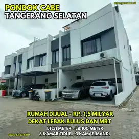 Rumah Dijual Di Cirendeu Pondok Cabe Murah 1,5 M Dekat Lebak Bulus MRT