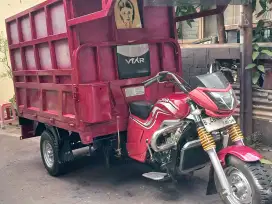 Biar Tiga Roda cc 300 tahun 2023 warna merah Kris