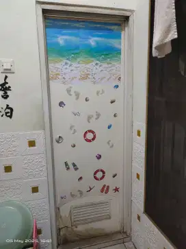 Pintu kamar mandi daun pintu saja