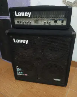 Aplifier bass head cabinet laney rb9 + cabinet laney RB 410
