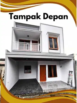 Rumah Dijual 2 Lantai Hanya 500 Jutaan Dekat Stasiun Pondok Rajeg