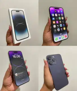 Iphone 14 Pro Max 256 Purple Full Set OEM Resmi Beacukai
