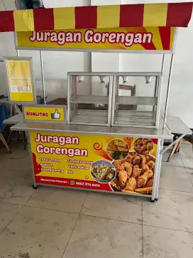 Dijual Gerobak / Stand / Booth Portable dan Etalase Bekas Murah