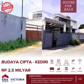 Rumah DIJUAL di Budaya Cipta Kediri Suasana Tenang dan Aman
