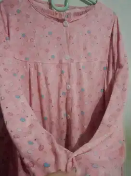 Piyama pink lucu cewek