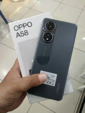 jual oppo A58 8+8/128 fullset original mulus bgt