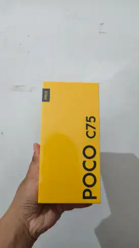 POCO C75  HITAM 6/128GB BARU