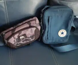 Tas Quick Silver dan Converse original