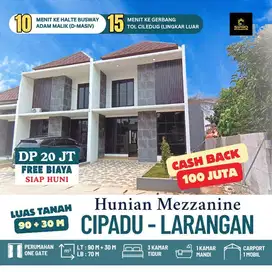 769.Beli rumah dpt bonus tanah 30 meter plus cashback 100 Juta Cipadu