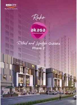 Ruko promenade Akasa , 2 lt  bsd city