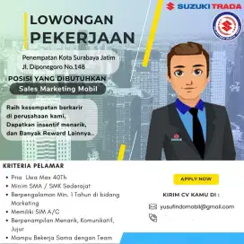 Lowongan Pekerjaan Konsultan Mobil 2025