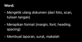 JASA KETIK DOKUMEN DAN OLAH DATA EXCEL