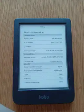 Kobo E-READER 16gb BW