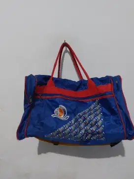 PRELOVED TAS JINJING TAS SELEMPANG BIRU DWIDAYA