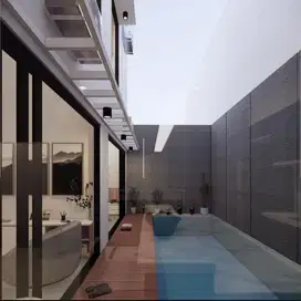 Rumah Cantik 2 Lantai Ada Swimming Pool di Slipi Jakarta Barat