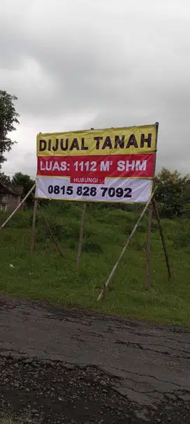 Tanah kavling hanya 1,2jt permeter belakang stasiun KA Magetan