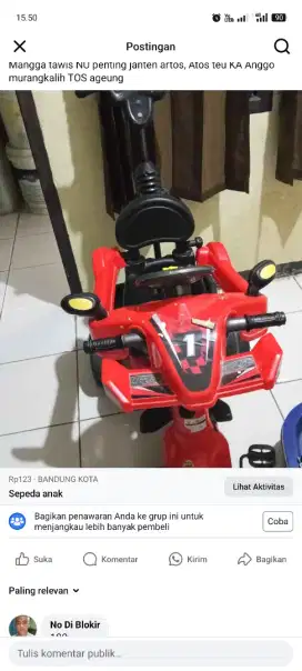 Sepeda anak  di jual