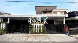Rumah induk plus rumah kost full furnish 11 kamar mewah suhat malang