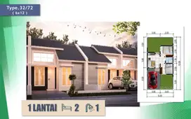 Rumah 2Lt Free Biaya2 Start 400Jt Siap Huni di Alana Cemandi Sidoarjo
