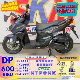(MOKAS MURAH DP 600k) Honda vario160 th 2024 cash/credit