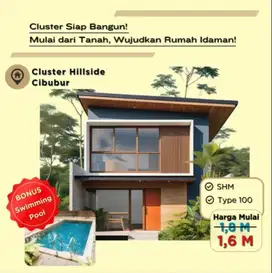 PROMO Cluster Premium Hillside Cibubur, LT 149m²/100m² , Strategis