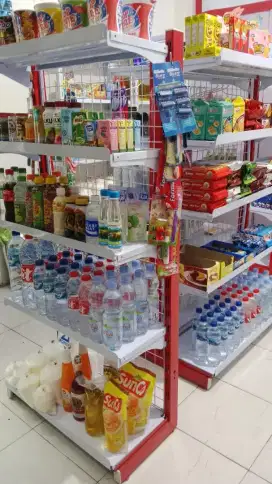 Rak mini market bongkar pasang
