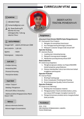 Daftar riwayat hidup