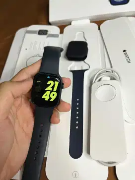 Apple Watch Series 8 41mm Midnight Fullset Mulus