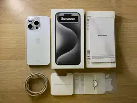 iphone 15 pro 128gb white ibox bh 100