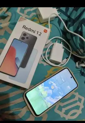 Xiaomi radmi 12 ram 8/256 fullset no minus