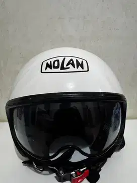 Helm Nolan n21 putih glossy